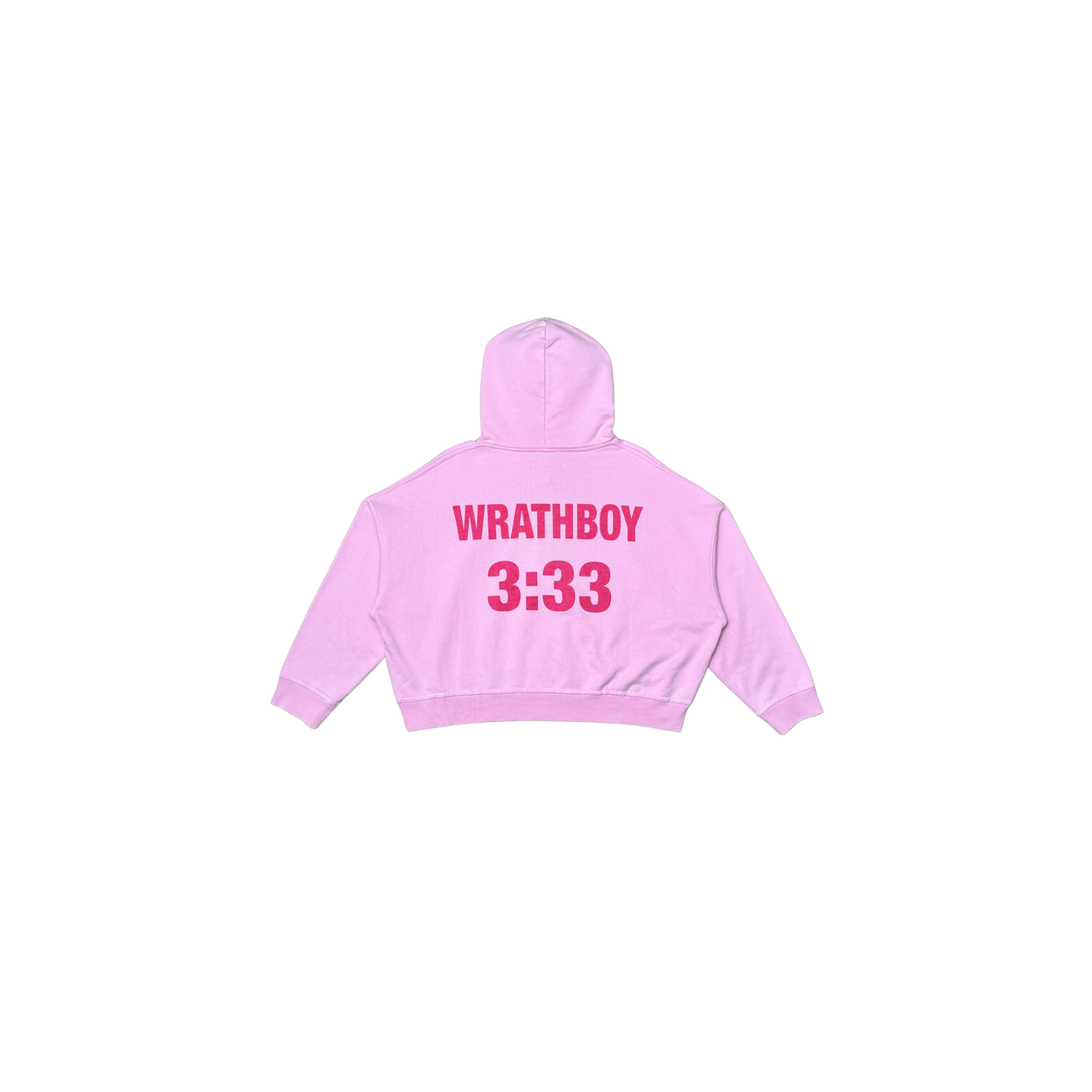 3:33 Cropped Hoodie for Women - Soft Pink Pullover Sweatshirt | Trendy Streetwear & Casual Outfit | Perfect for Gym, Lounge & Everyday Wear