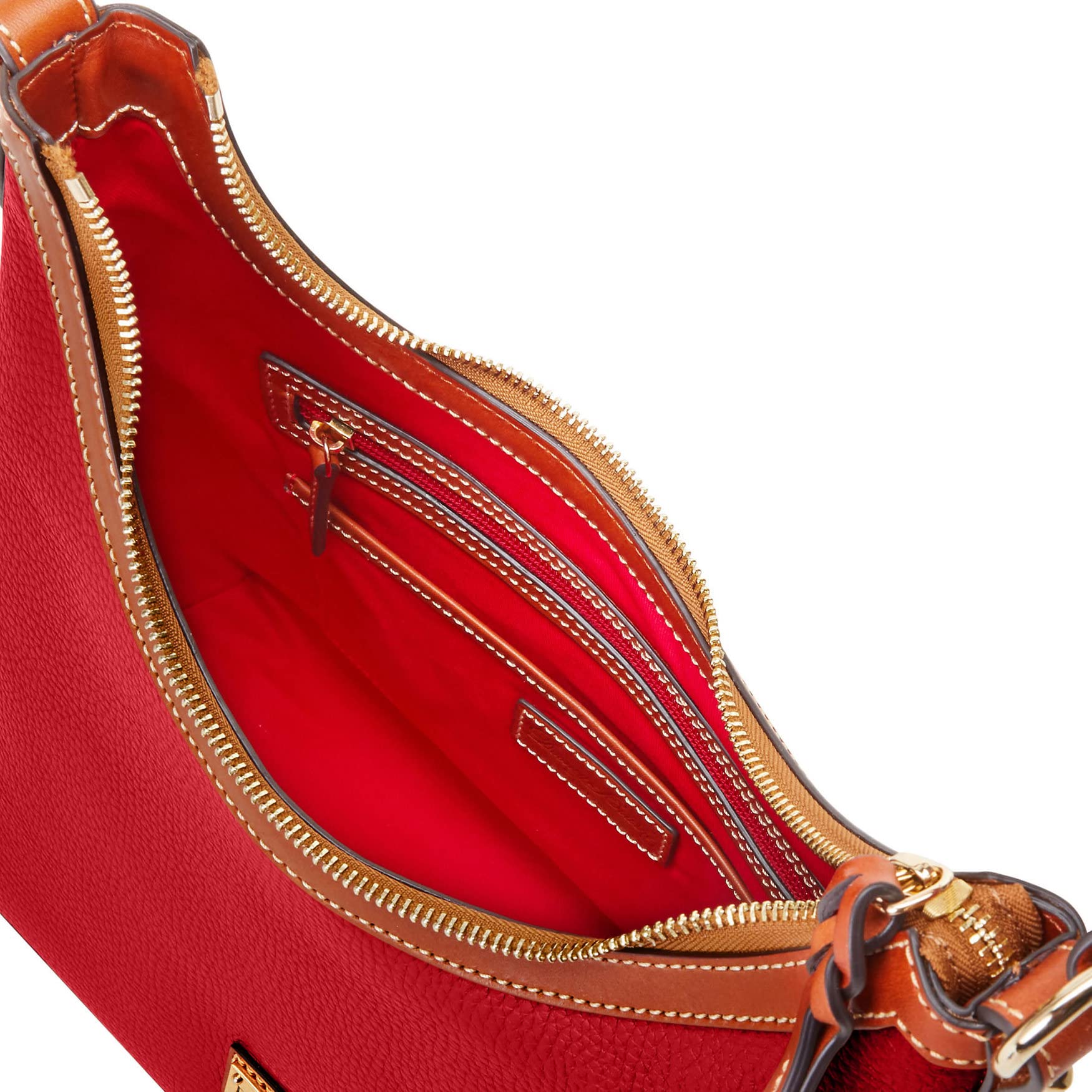 Dooney & Bourke Women's Pebble Grain Leather Hobo Shoulder Bag - Stylish Crossbody Purse for Work, Travel & Everyday Use