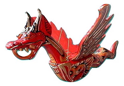 Red Dragon Flying Toy - 8 Inch Small Dragon Figure for Kids, Fantasy Decor, and Role Play | Perfect for Birthday Gifts, Room Decoration, and D&D Game Accessories
