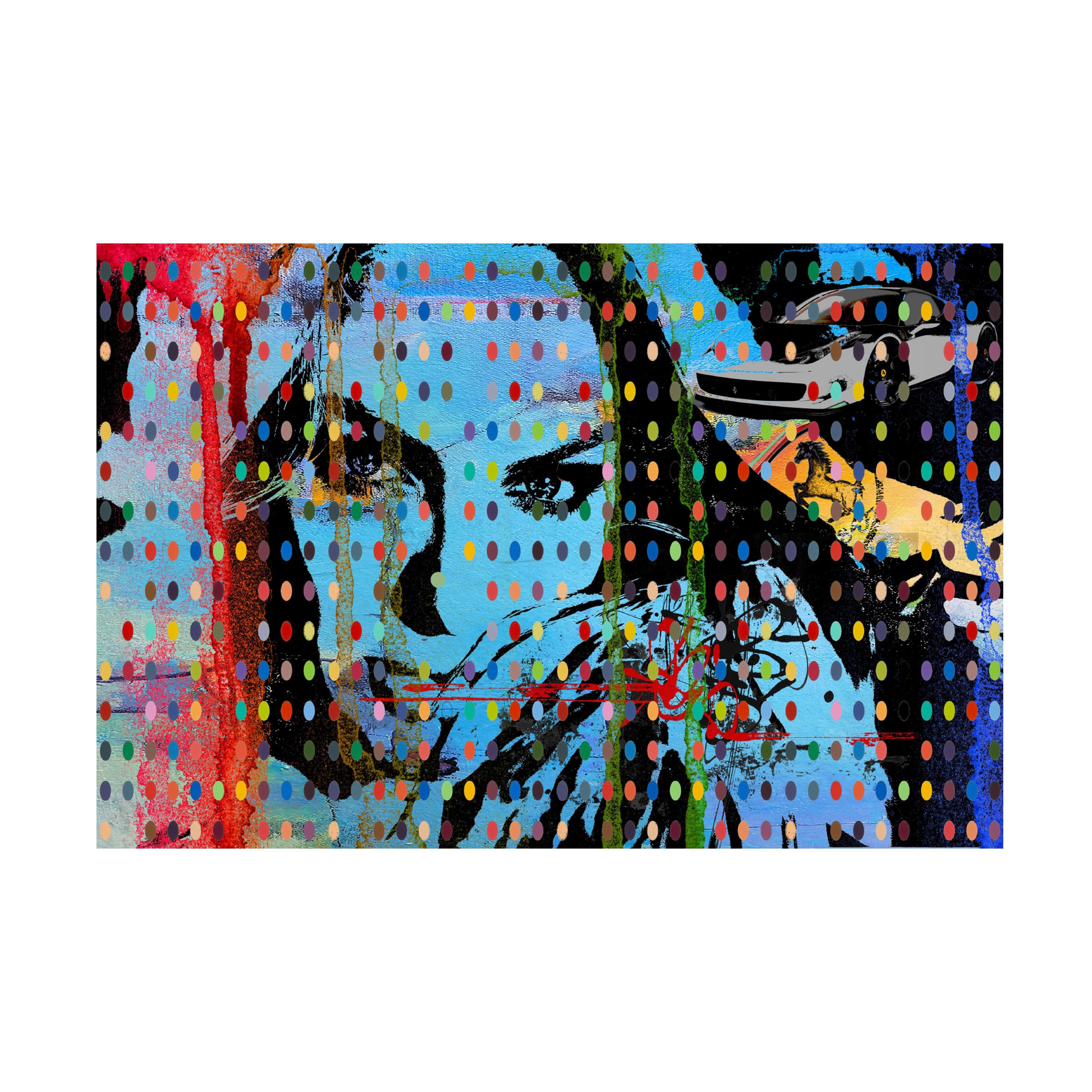Trademark Fine Art 'Dreams' Canvas Wall Art by Samin Chase - Modern Home Decor for Living Room, Bedroom & Office