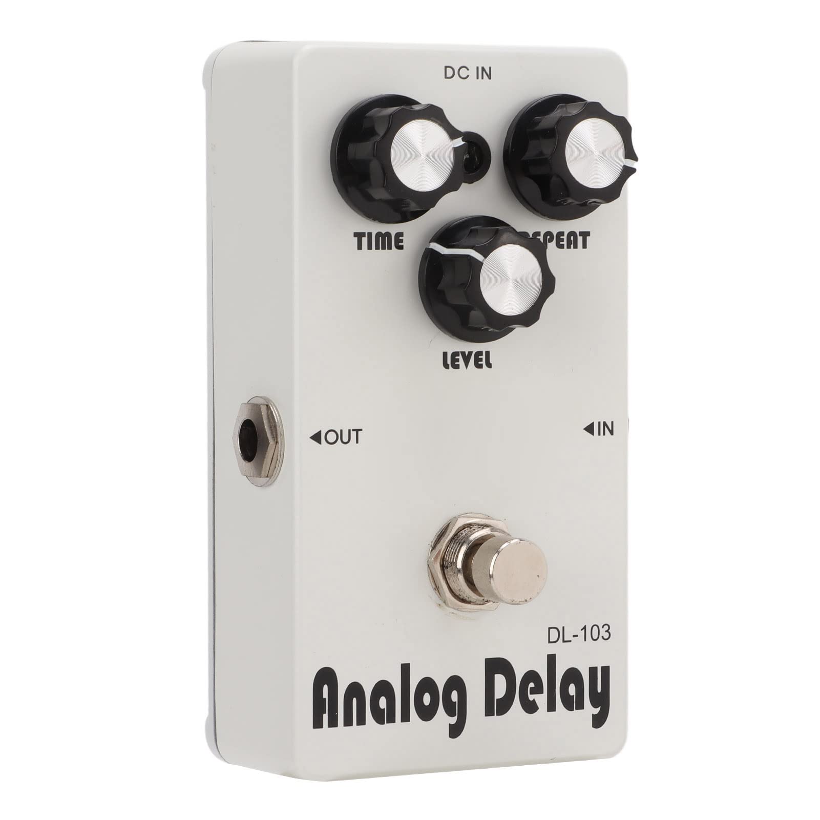 Analog Delay Effects Pedal - Single Block Guitar Delay Pedal with Electronic Simulator | Vintage & Modern Sound Processing for Guitarists | Perfect for Studio Recording & Live Performances