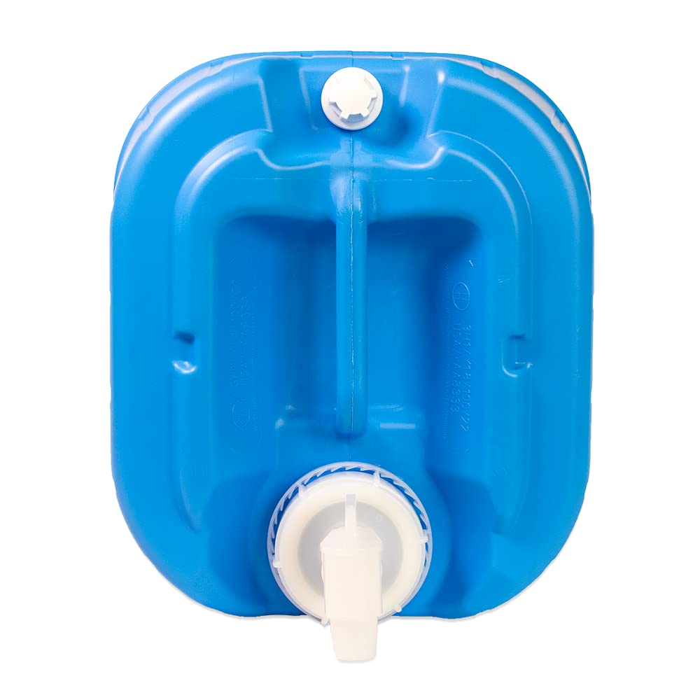 5 Gallon Stackable Water Containers (3-Pack) - BPA-Free Food Grade Plastic for Emergency Water Storage | Durable Outdoor & Indoor Water Jugs for Camping, Survival Kits, Hurricane Prep & Off-Grid Living
