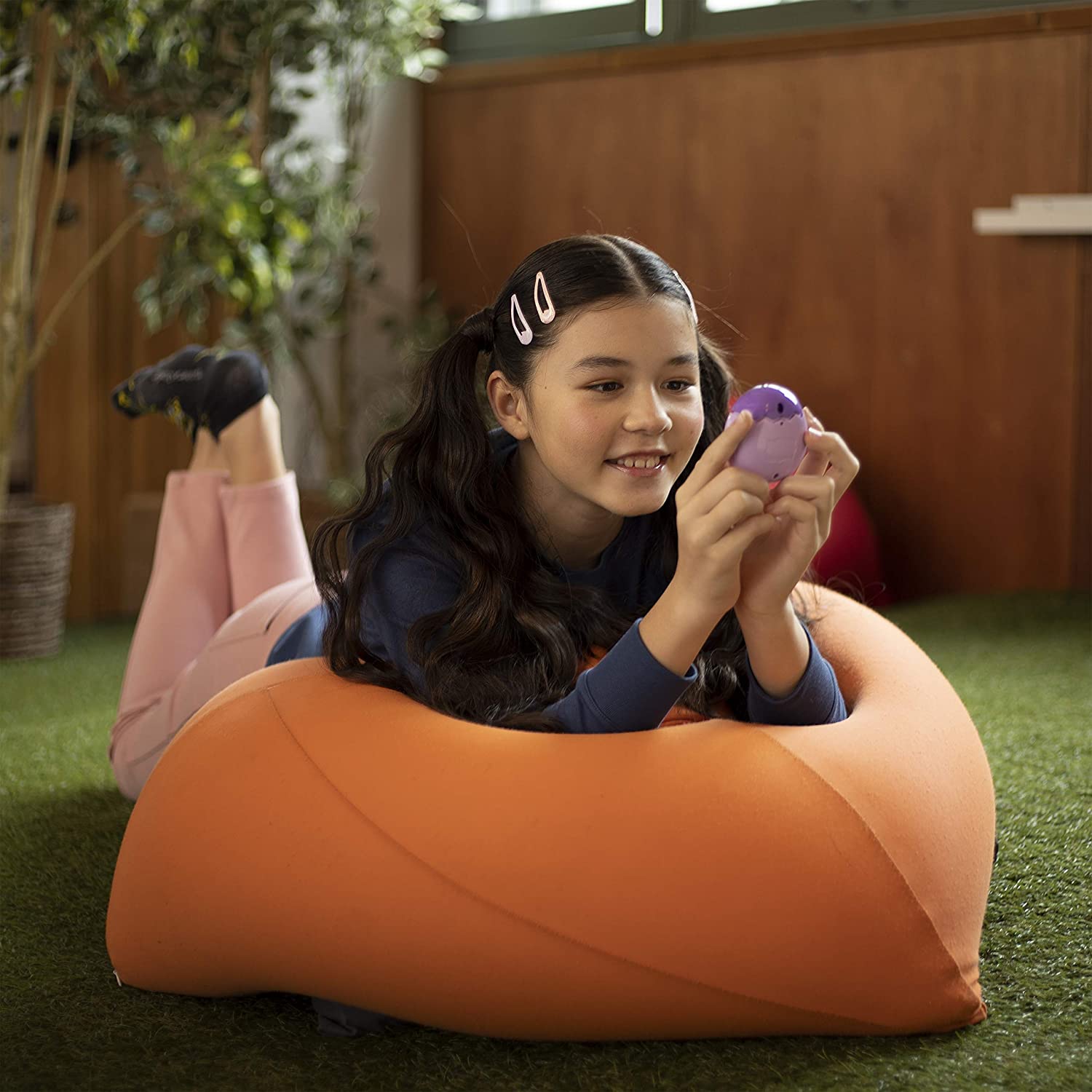 Tamagotchi Pix Sky Purple Virtual Pet - Interactive Digital Toy for Kids & Adults - Perfect for Gifts, Collectibles & Nostalgic Fun
