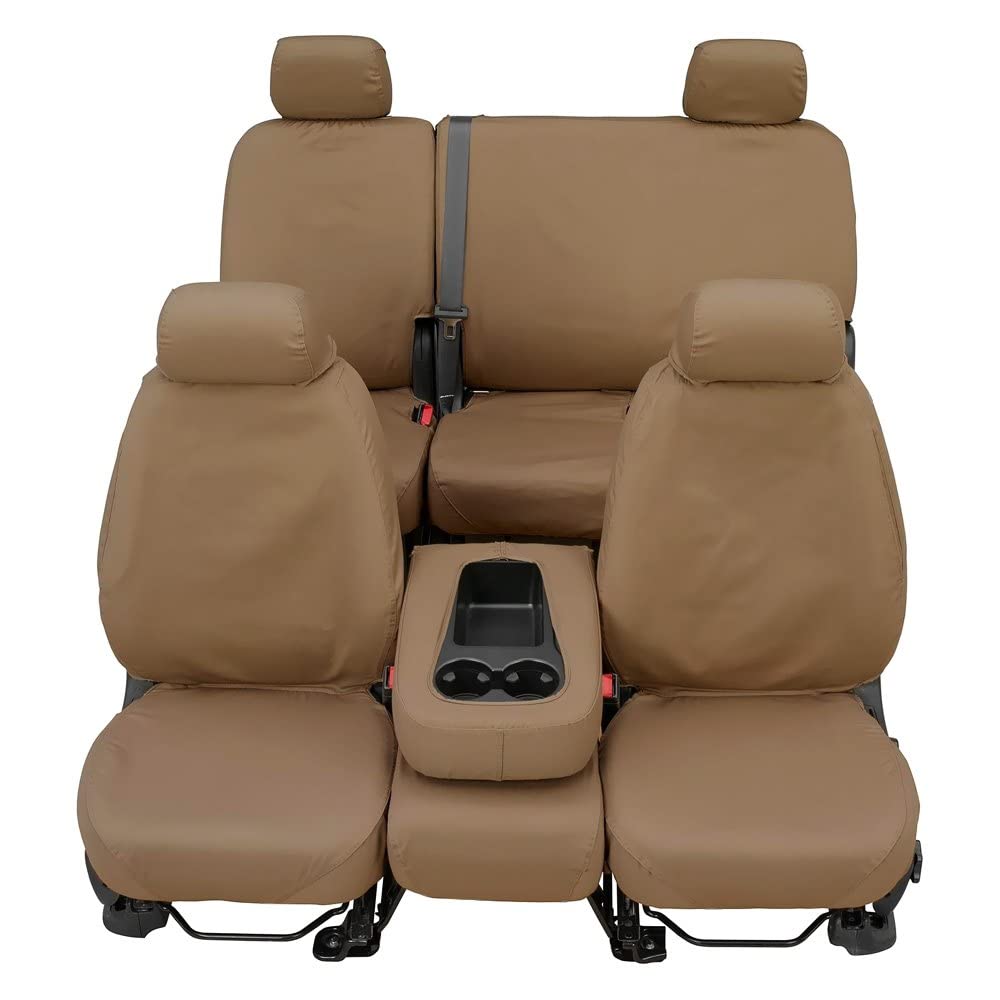 Covercraft SS2476PCTP Custom Fit Car Seat Covers - Premium Protection for Trucks & SUVs | Perfect for Off-Roading, Work Commutes & Family Road Trips