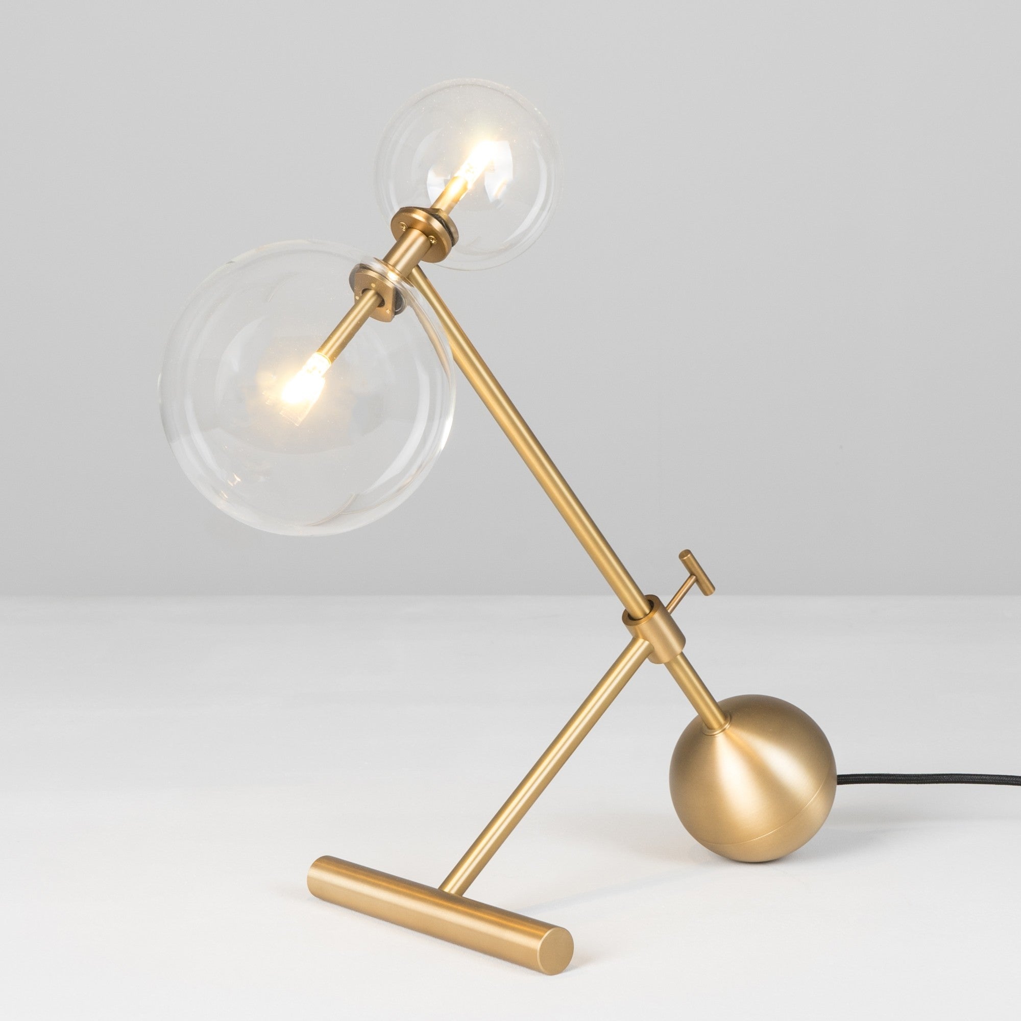 Elegant Gold Pearl Table Lamp - Modern Bedside & Living Room Lighting for Home Decor