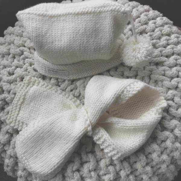 Cozy Pompom Beanie and Scarf Set for Women - Winter Knit Hat & Warm Infinity Scarf - Perfect for Snow Days, Skiing, and Outdoor Activities