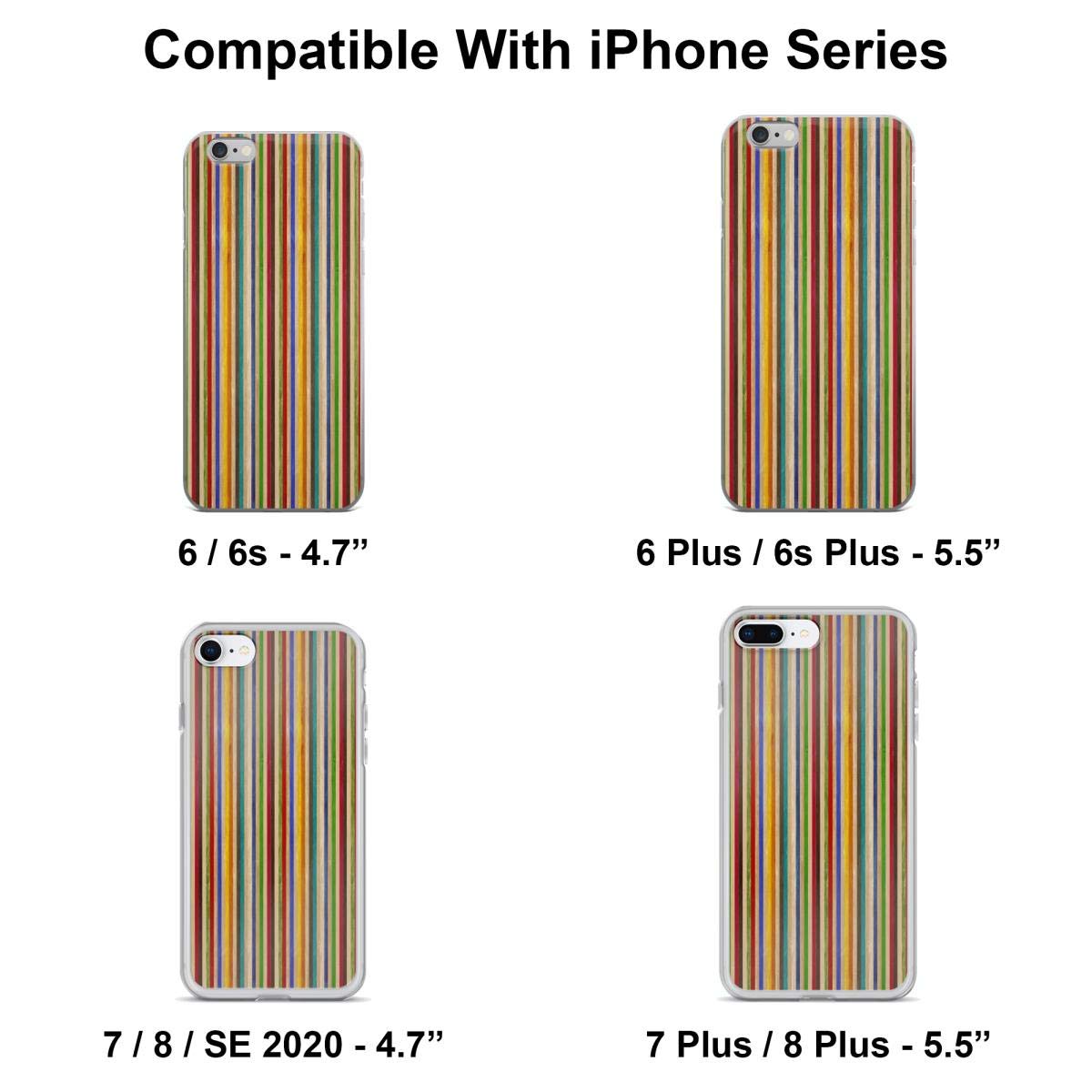 Eco-Friendly Recycled Skateboard Rainbow Texture Phone Case for iPhone 15/14/13/12/11/X/Xs/Xr/8/7/6/6s Plus/Pro Max - Durable Protective Cover for Outdoor Activities & Daily Use