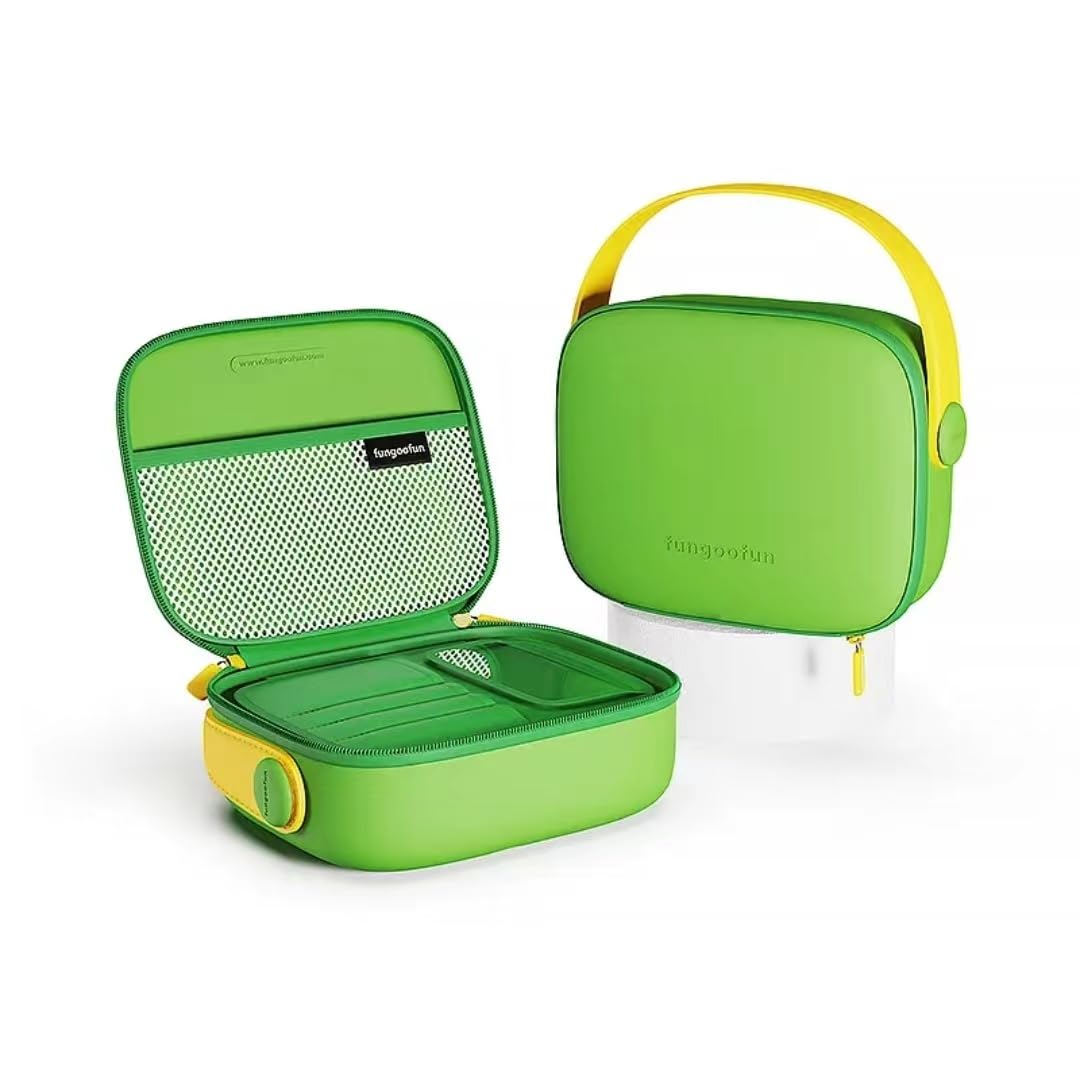 Waterproof EVA Travel Makeup Bag - Large Capacity Cosmetic Organizer with Compartments for Women & Girls - Perfect for Makeup, Skincare, Chargers & Eyeliners (Green, L Size) - Ideal for Travel, Gym & Daily Use