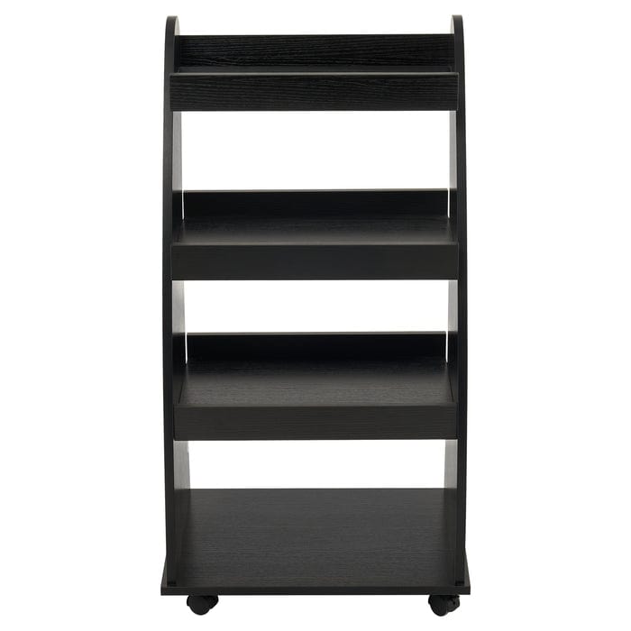 4-Tier Salon Rolling Utility Cart with Wheels - Mobile Storage Organizer for Hair Stylists, Nail Techs & Beauty Professionals - Perfect for Salon, Spa, Home & Office Use