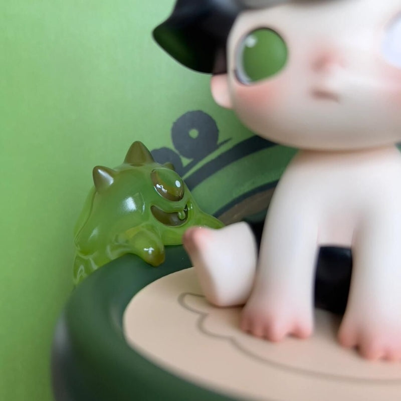 DIMOO Limited Edition Bamboo Panda Collectible Figure - Cute Asian-Themed Decoration for Home, Office & Gifts