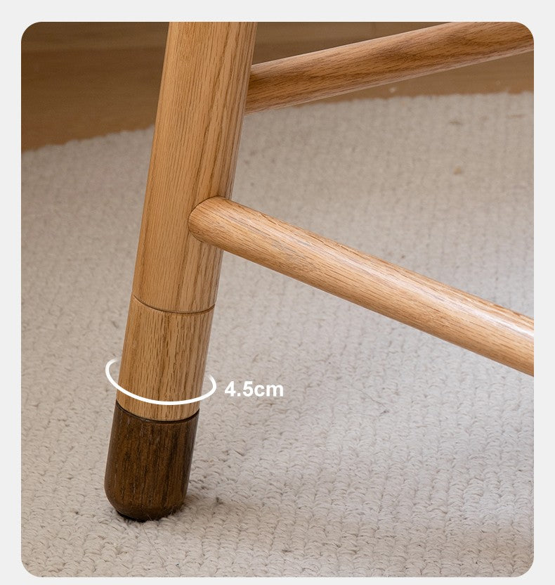 Adjustable Solid Wood Children's Chair - Oak, Beech, Birch - 3 Height Settings for Kids' Study, Dining & Playroom