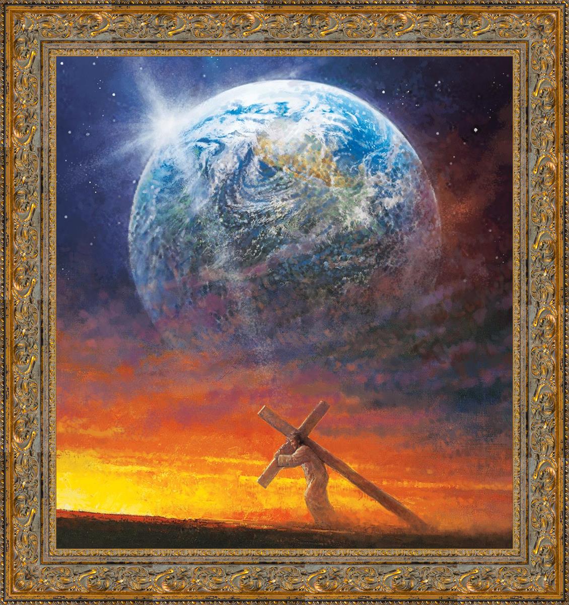 Behold, The Lamb of God - Religious Wall Art Decor for Home & Church - Perfect for Christian Faith Inspiration & Worship Spaces