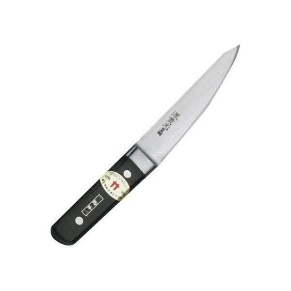 Premium Jikko Nihonko Japanese Carbon Steel Hankotsu Knife - Professional Butcher & Boning Knife for Meat Cutting, Sushi Preparation & Kitchen Mastery