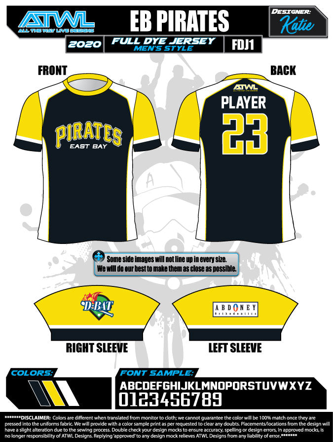 East Bay Spring 2020 Baseball Jerseys - Custom Team Uniforms for Youth & Adult Baseball Leagues - Perfect for Games, Practices & Tournaments