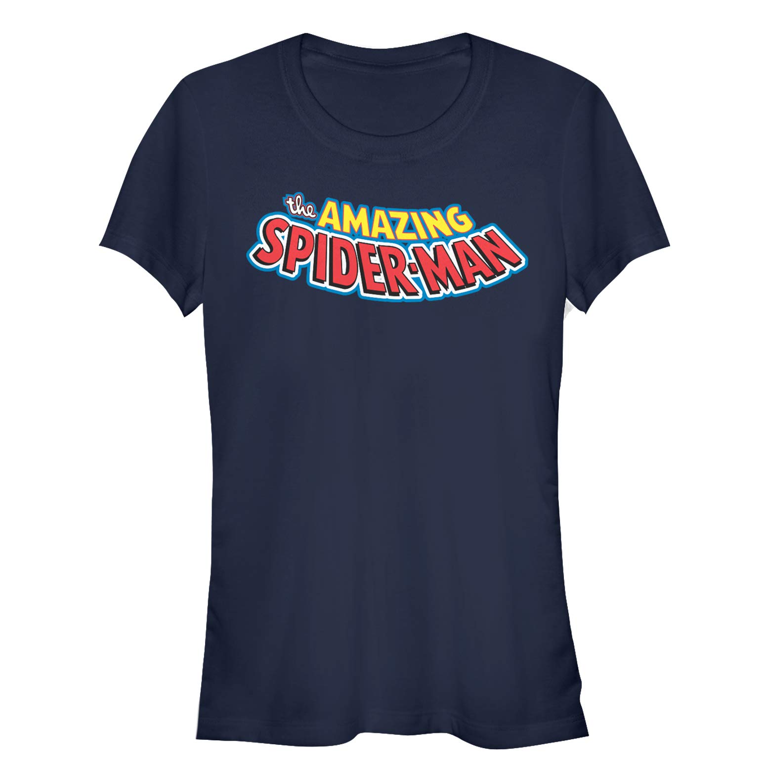 **Marvel Junior's Amazing Spider-Man Logo Graphic T-Shirt for Kids - Superhero Costume & Casual Wear**