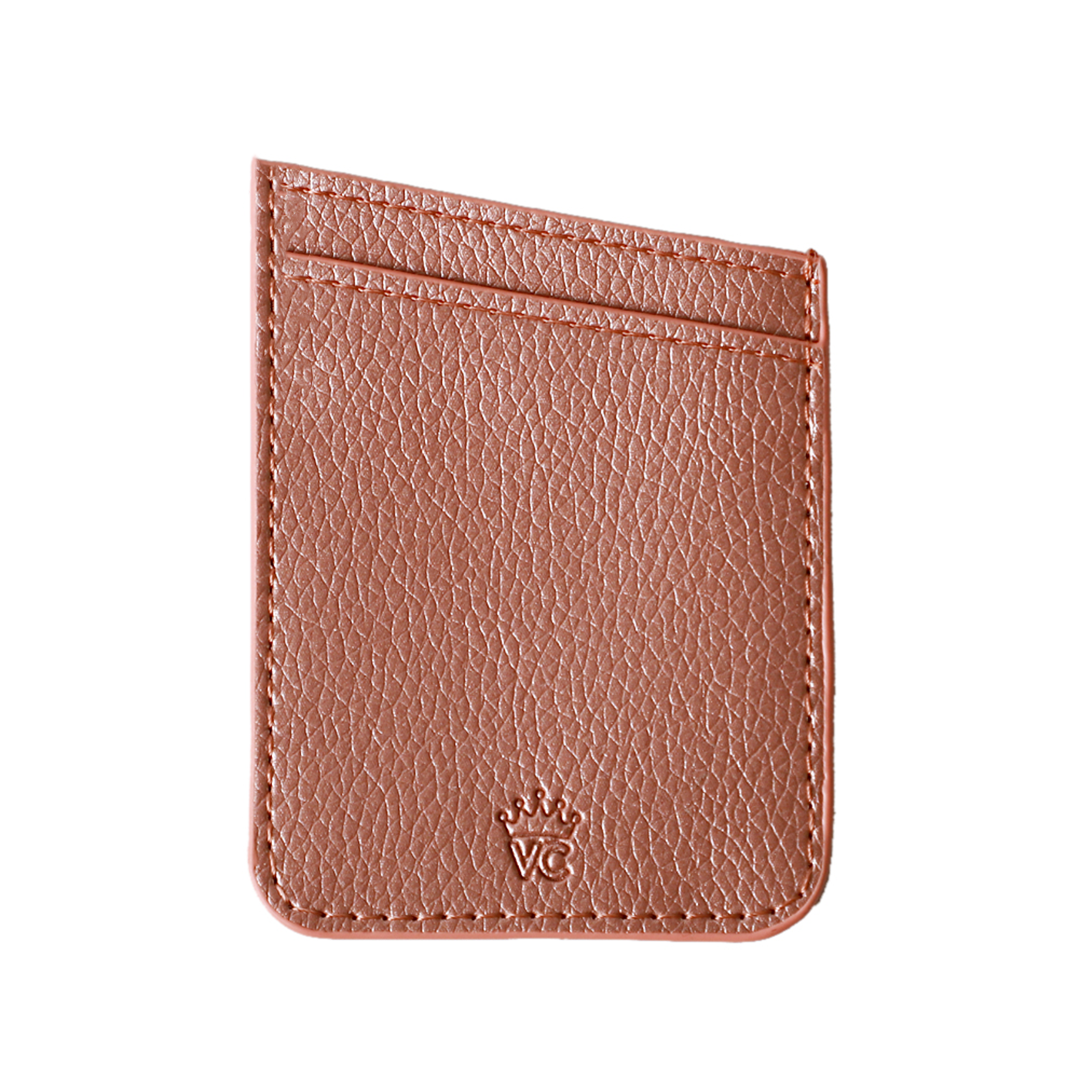 Rose Gold Phone Wallet Case - Slim RFID Blocking Card Holder for iPhone & Samsung - Perfect for Travel, Shopping & Everyday Use