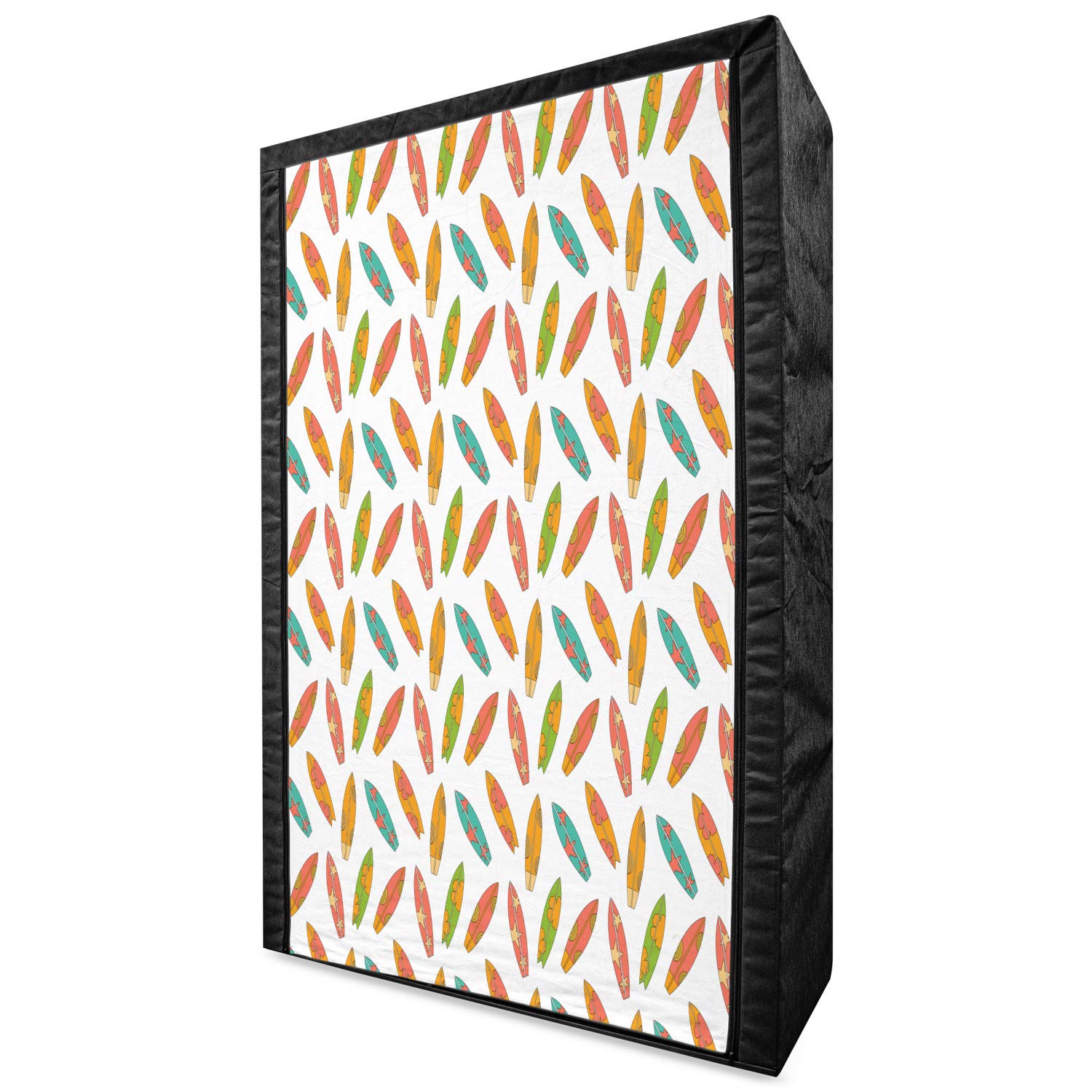 Ambesonne Portable Fabric Wardrobe with Shelves - 42.5