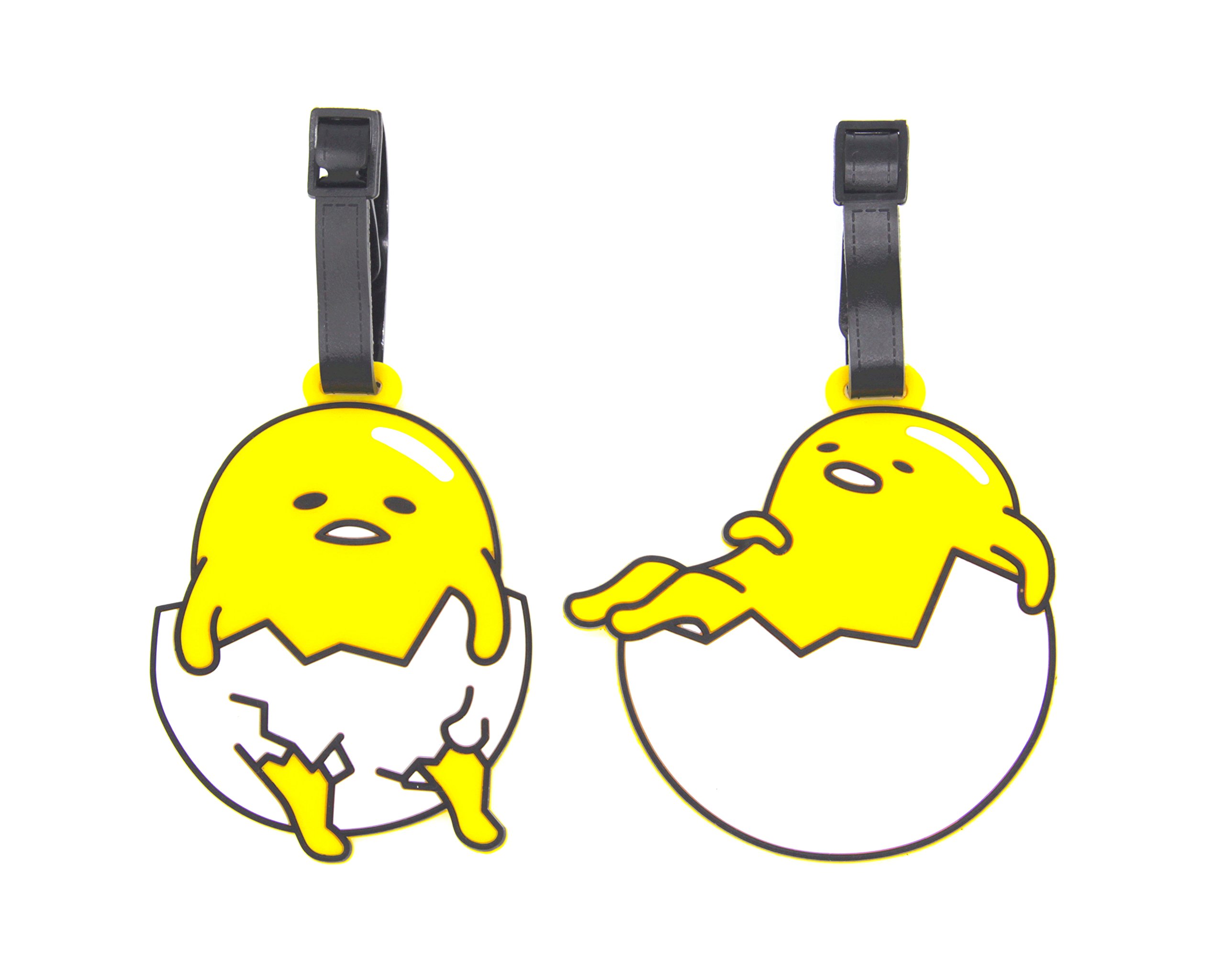 Cartoon Luggage Tags with Adjustable Straps - Durable Travel Accessories for Kids & Adults - Perfect for Suitcases, Backpacks & Travel Bags