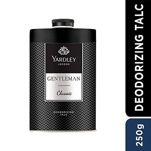 Yardley Gentleman Talcum Powder 8.8oz for Men - Fresh Scent Body Powder for All-Day Comfort & Dryness - Ideal for Post-Shave, Gym & Hot Weather Use