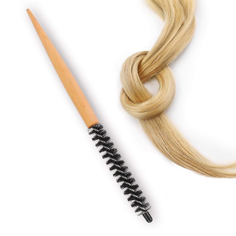 Small Round Volumizing Hair Brush - 16mm (0.63 Inch) Blow Dry Styling Brush for Bangs & Hair Curling | Professional Teasing Comb for Men & Women | Perfect for Salon, Home Styling & Travel