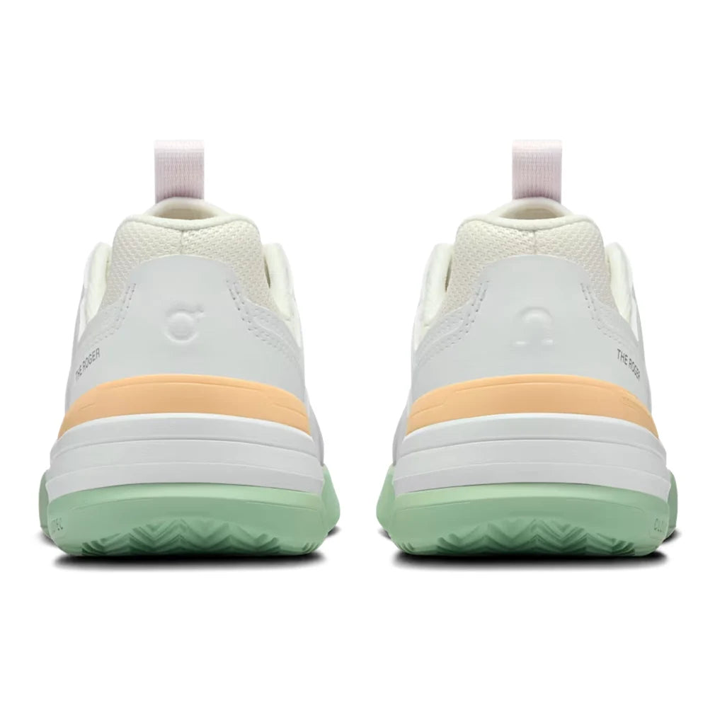 **Roger Federer Pro Tennis Shoes for Women - White & Mineral - Lightweight & Breathable for Court Performance & Casual Wear**