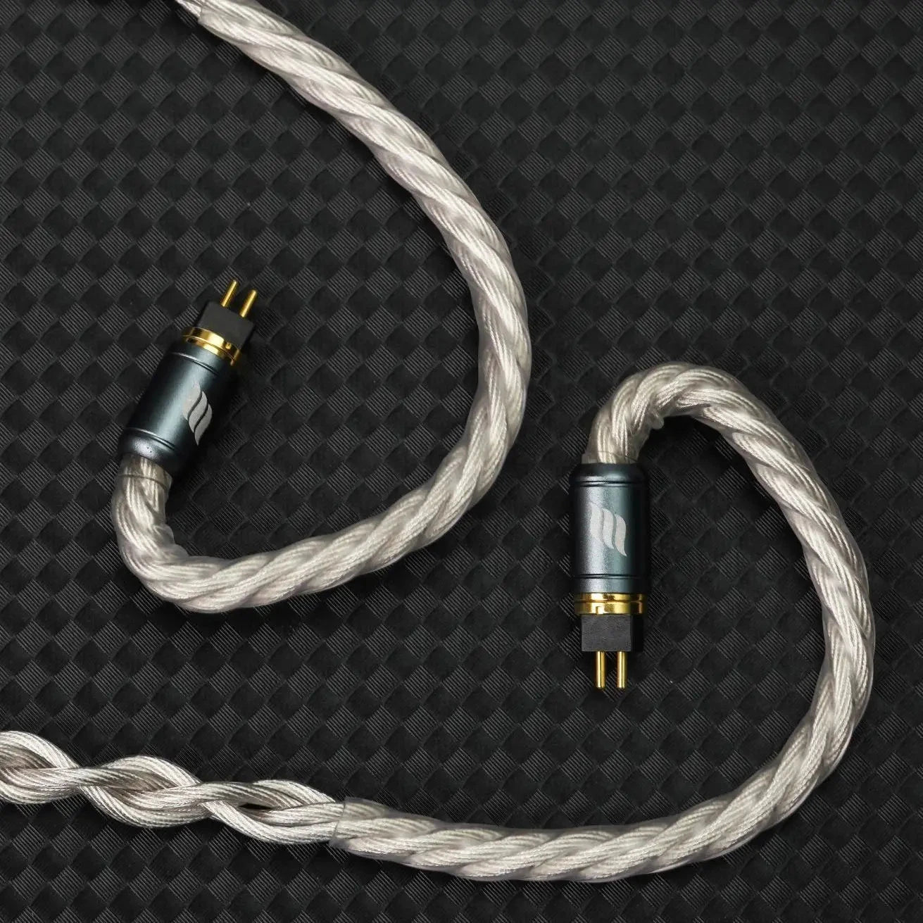 Premium Effect Audio CADMUS 8-Wire HiFi Earphone Cable - 2Pin 0.78mm/MMCX with ConX Interchangeable Connector for Audiophiles - Perfect for Studio Monitoring, Gaming & Travel