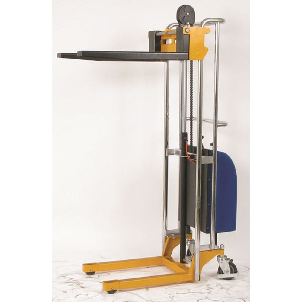 Electric Pallet Stacker with 4 Adjustable 25.5