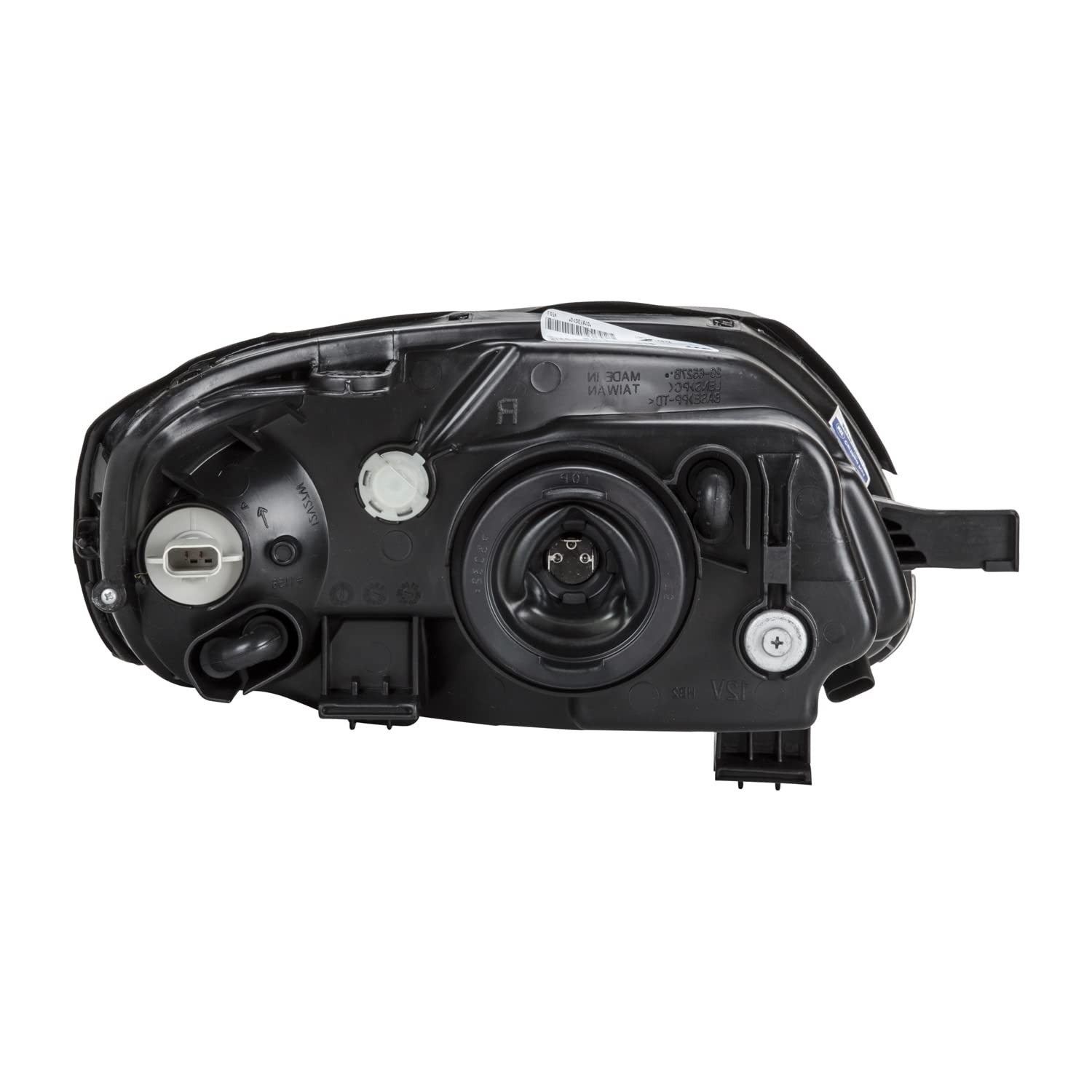 TYC 20-6528-00 Hyundai Accent Driver Side Headlight Assembly Replacement - Left Passenger Side Headlamp Compatible with 2012-2017 Hyundai Accent | Perfect for Night Driving & Auto Repair