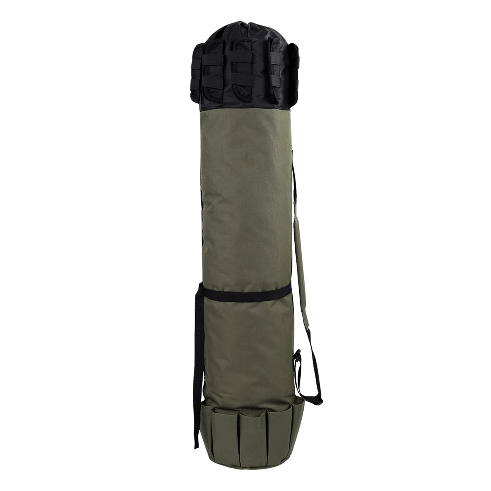 AYNEFY Fishing Rod and Reel Holder Bag - Portable Adjustable Shoulder Strap Organizer for Travel & Outdoor Fishing Gear Storage - Perfect for Beach, Boat, and Freshwater Fishing Trips