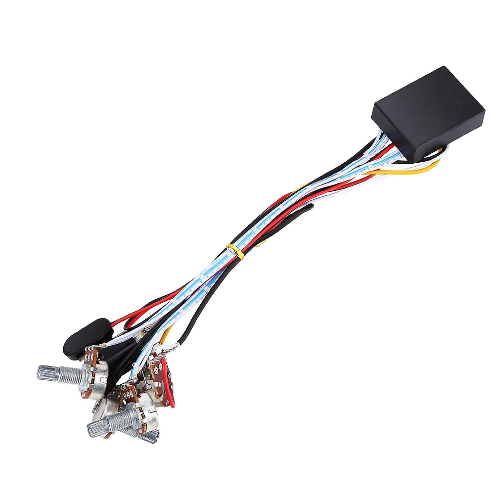 Active EQ Circuit Pickup for Bass Guitar - Dual Potentiometer Design, Durable & Professional Sound Enhancement | Perfect for Live Performances, Studio Recording & Practice Sessions