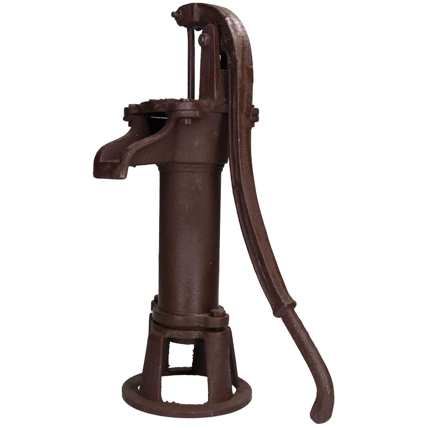 Vintage Cast Iron Hand Water Pump - AB Tools Garden Well Ornament for Outdoor Decor, Farmhouse Style Yard Feature, Lawn & Patio Decoration | Perfect for Rustic Gardens, Countryside Homes & Vintage-Themed Landscaping