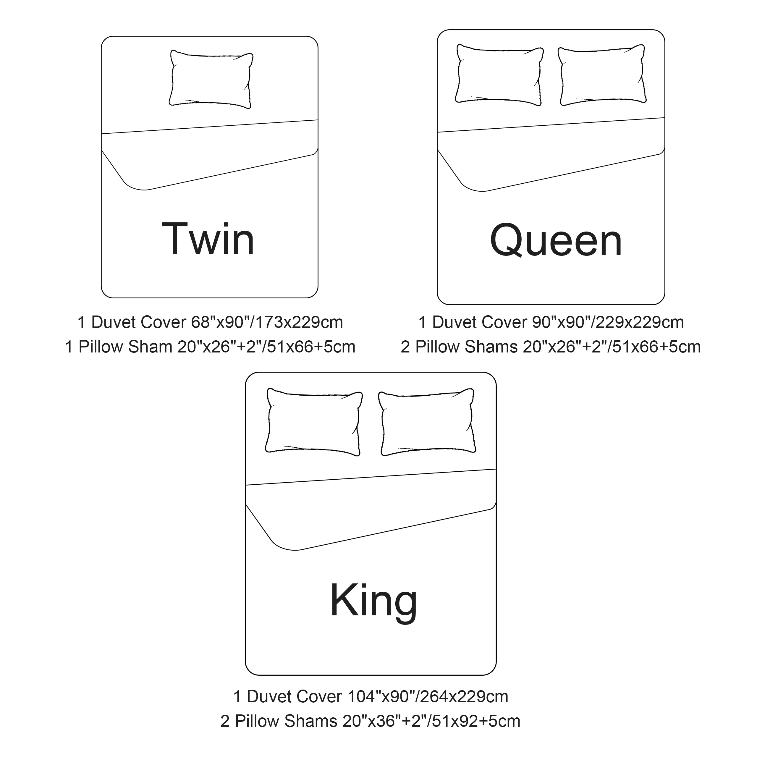 NTBAY 3-Piece Brushed Microfiber Striped Duvet Cover Set - Soft Bedding Set with Pillowcases, Ultra Comfortable for All Seasons - Perfect for Master Bedroom, Guest Room & College Dorm