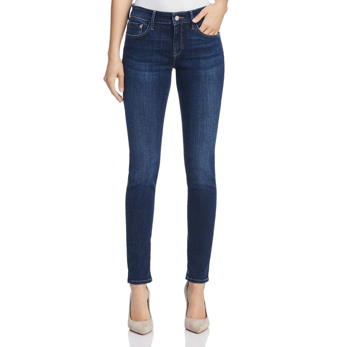 Mavi Women's Alexa Mid-Rise Skinny Jeans - Stretch Denim Pants for Everyday Comfort | Perfect for Work, Casual Outings & Date Nights