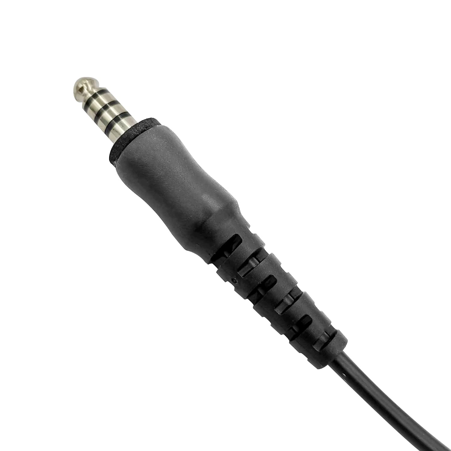 WODASEN Helicopter Headset Extension Cable - Coiling Type GA General Aviation Headphone Extension for U-174/U Plugs - Compatible with Helicopters & Aircraft - Perfect for Flight Training, Cockpit Communication & Aviation Enthusiasts