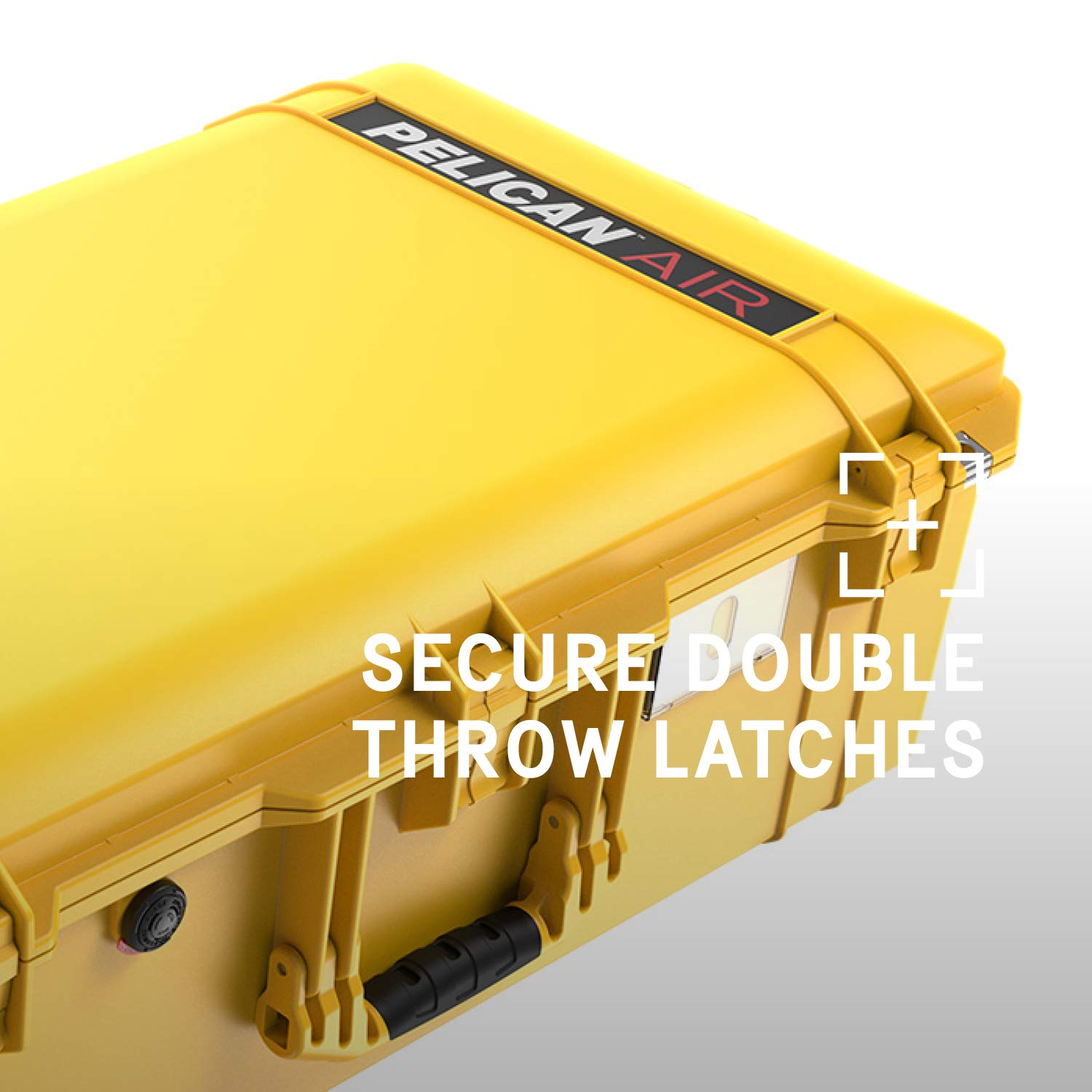 Pelican Air 1615 Waterproof Hard Case - Lightweight & Durable Yellow Travel Case for Camera, Drone & Electronics | Perfect for Air Travel, Outdoor Adventures & Equipment Protection