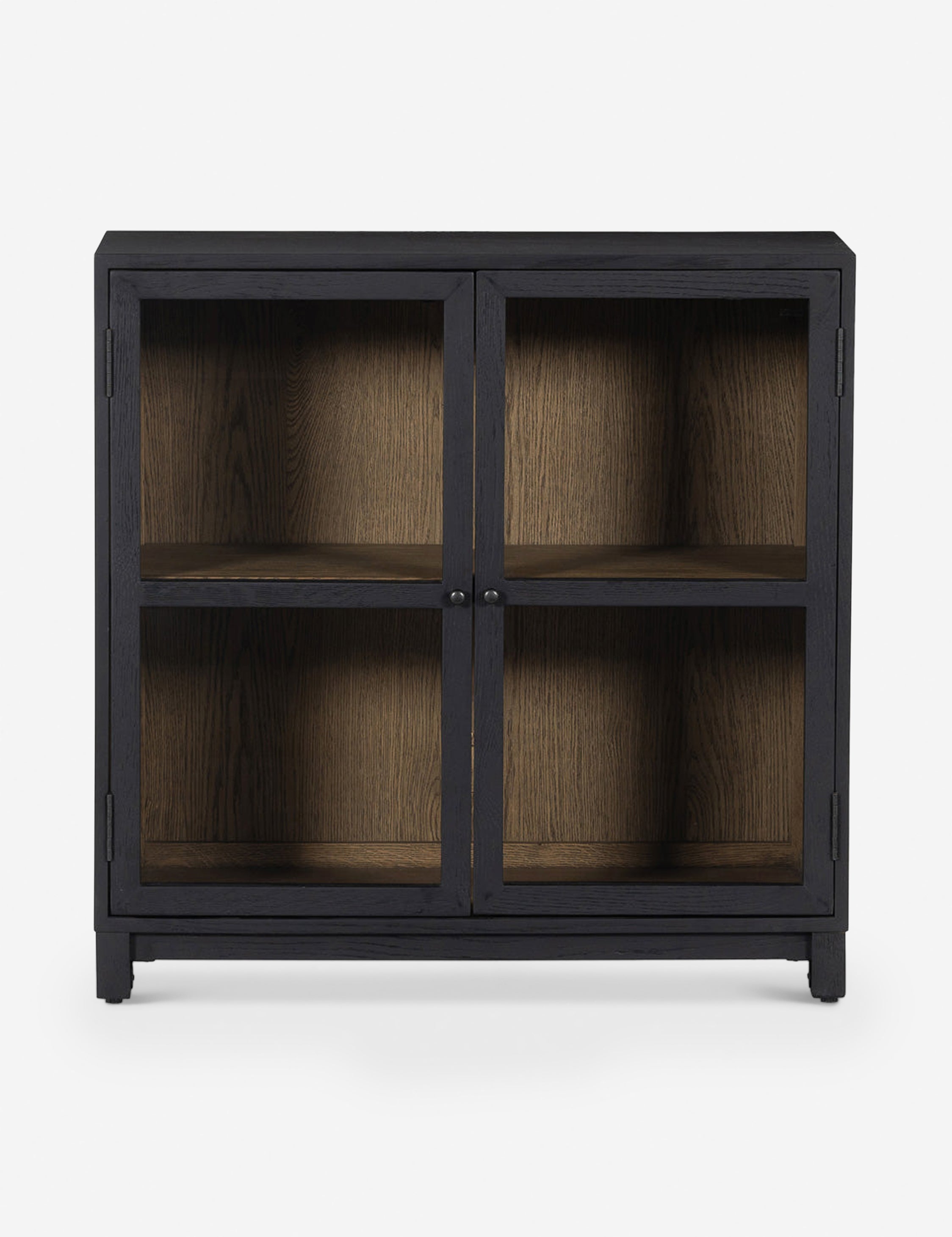 Stylish Carly Small Curio Cabinet - Glass Display Case for Collectibles & Home Decor - Perfect for Living Room, Bedroom, or Office Display