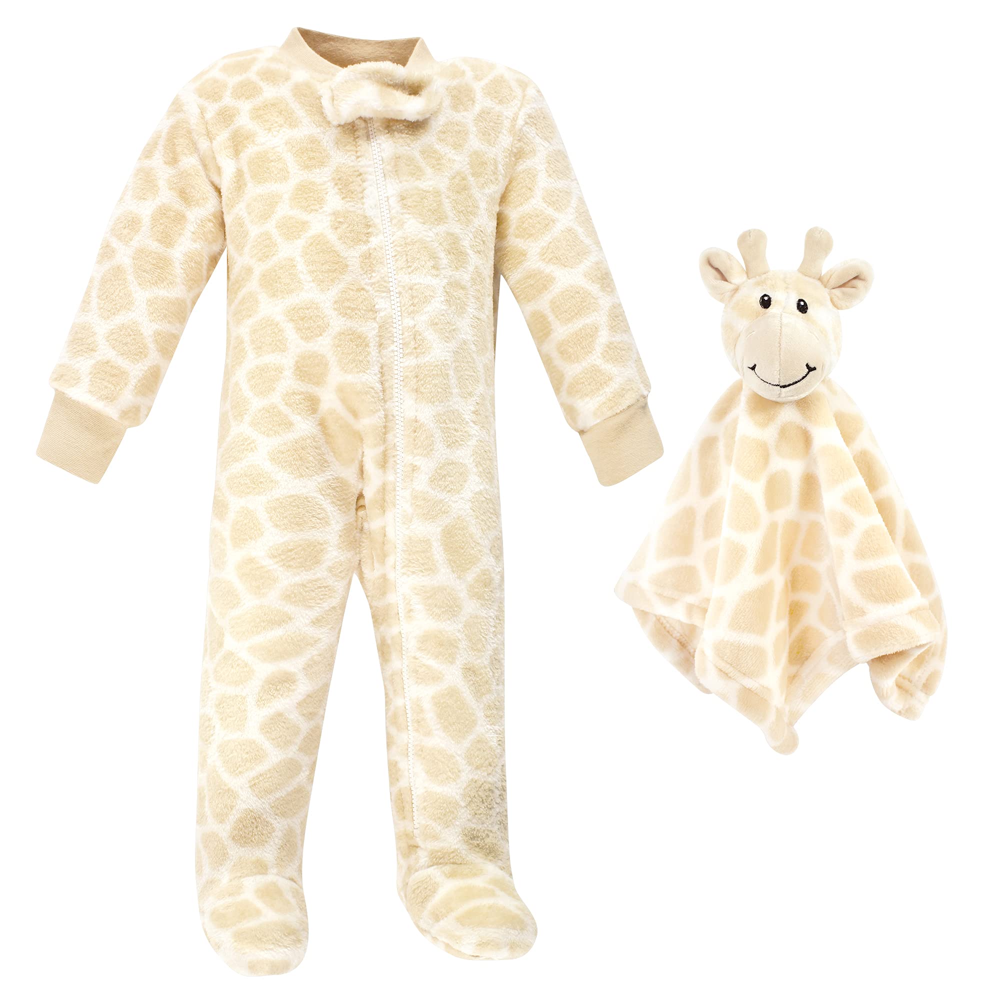 Hudson Baby Flannel Plush Sleep & Play Toy for Comfort & Security