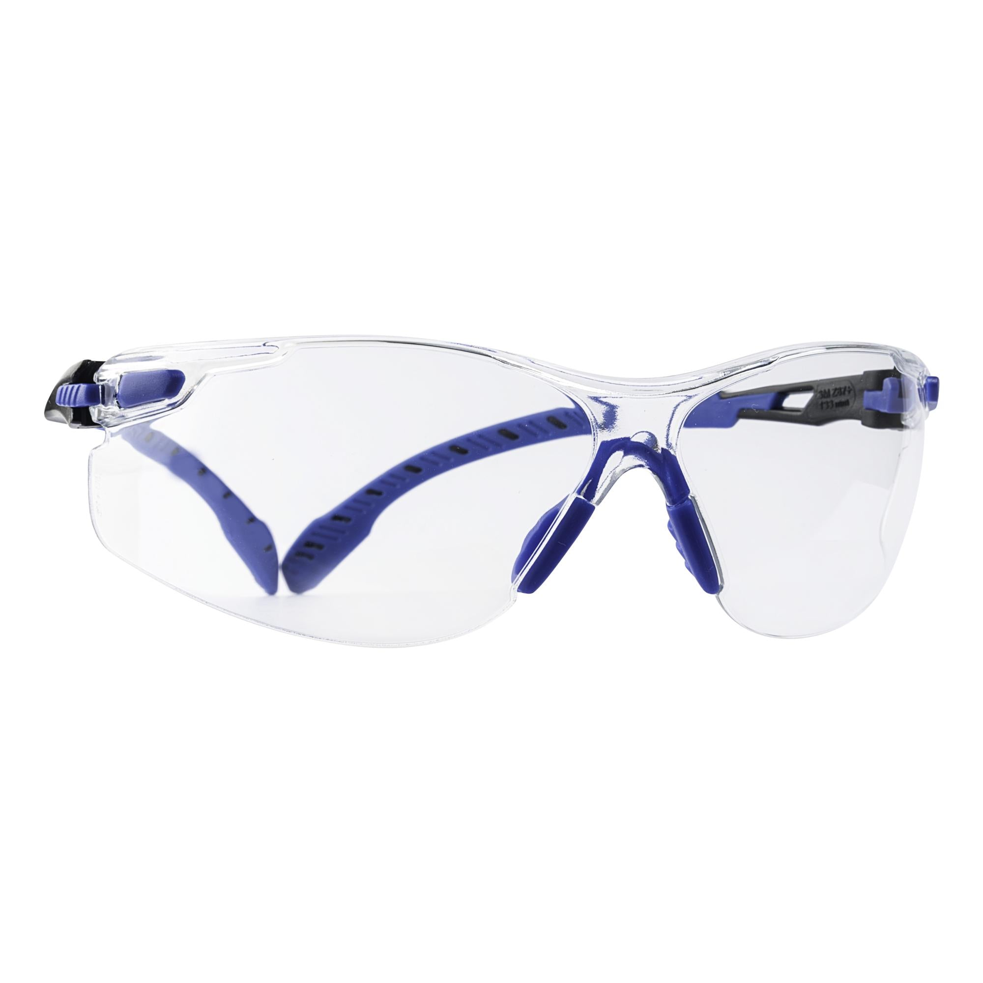 3M Anti Fog Safety Goggles with Scotchgard Protector 47210H1 VDC PS - Black/Blue - Clear Vision for Construction, Lab Work & DIY Projects