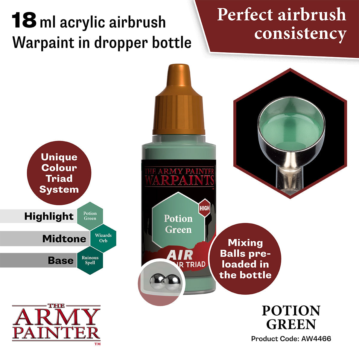 Warpaints Air: Potion Green - Premium Matte Liquid Lipstick for Long-Lasting Wear | Perfect for Cosplay, Halloween Makeup & Everyday Bold Looks