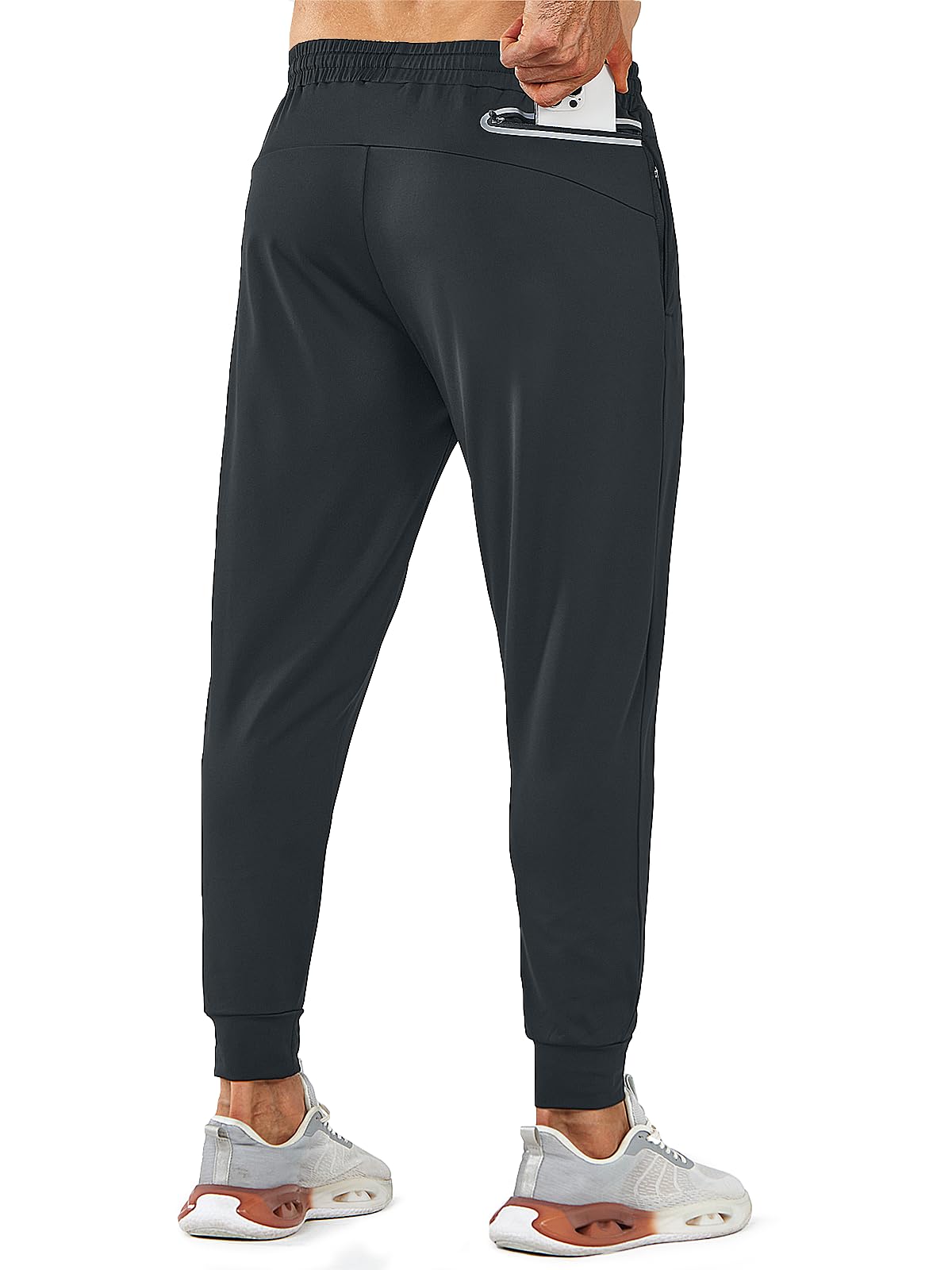 NORTHYARD Men's Joggers Pants with Zipper Pockets - Lightweight Sweatpants for Athletic Running, Workout & Gym - Comfortable Track Pants for Men | Perfect for Training, Lounge & Casual Wear
