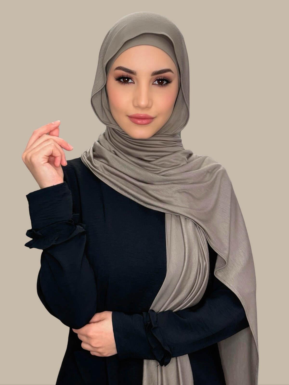Premium Jersey Hijab Scarf - Soft & Breathable Muslim Headscarf for Women - Perfect for Daily Wear, Prayer, and Modest Fashion