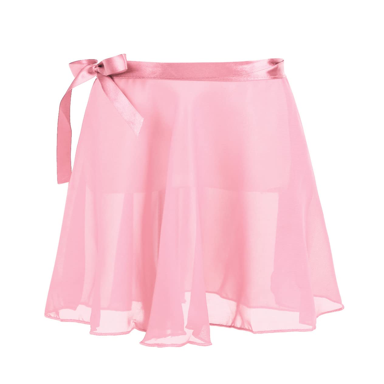 Girls Ballet Tutu Dress - Chiffon Wrap Dance Skirt with Elastic Waist for Ballet, Recital & Performance - Perfect for Ballet Class, Dance Competition & Toddler Dress Up