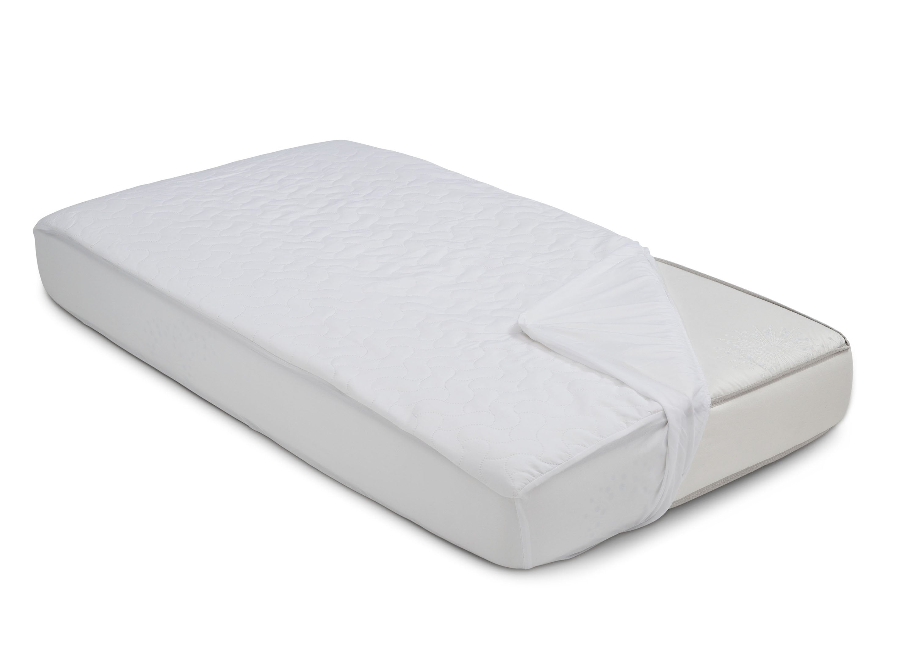 Beautyrest Kids Silver DualCool Technology Fitted Crib Mattress Pad Cover - Breathable & Hypoallergenic for Baby's Comfort - Perfect for Nursery, Daycare & Travel Use