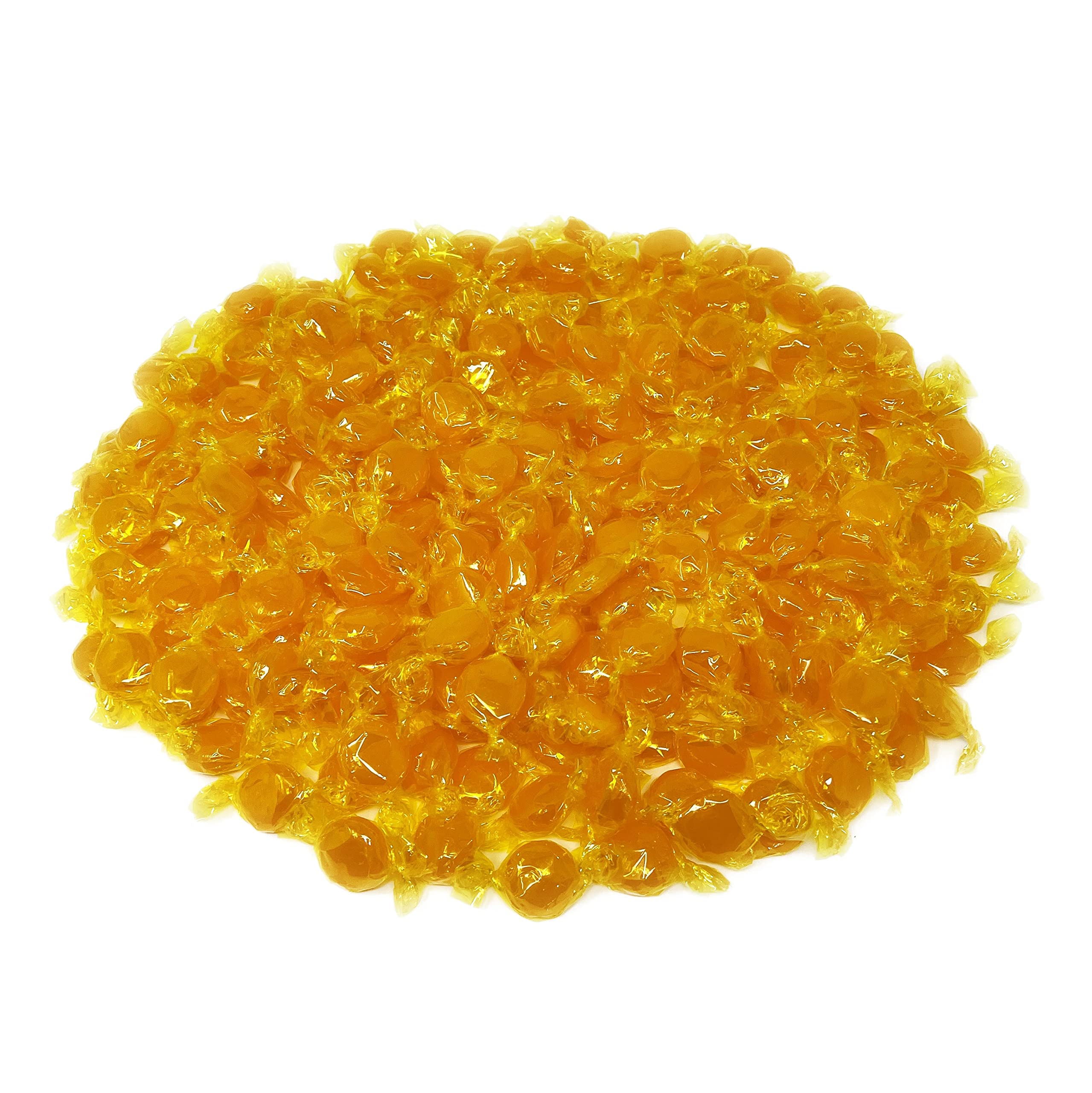 Butterscotch Hard Candy Disks - 3 lbs Bulk Pack - Old School Classic Butter Scotch Flavored Candies - Individually Wrapped Vintage American Candy - Perfect for Parties, Gifts & Nostalgic Treats (48 oz)