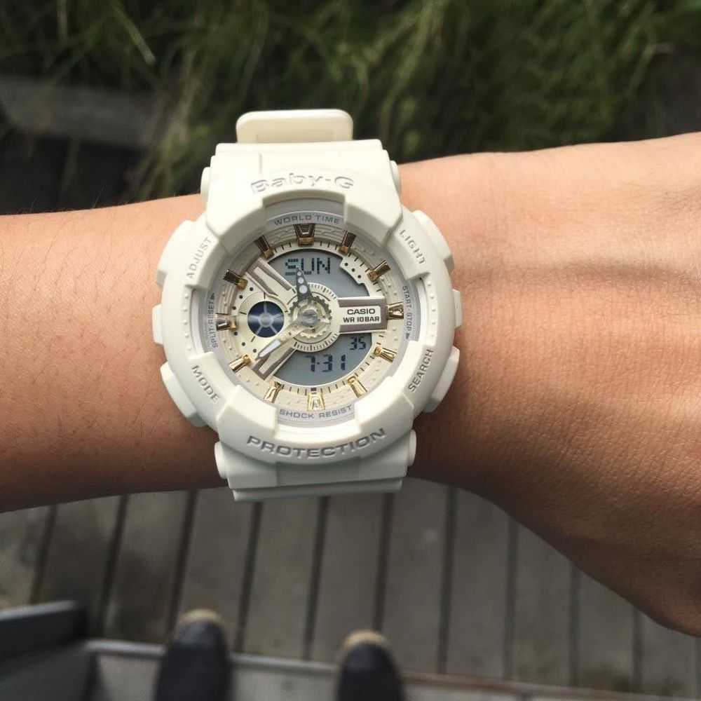Casio Baby-G BA-110GA-7A2DR Digital Sport Watch for Women - Water Resistant, Shock Resistant, LED Light - Perfect for Running, Swimming & Outdoor Activities