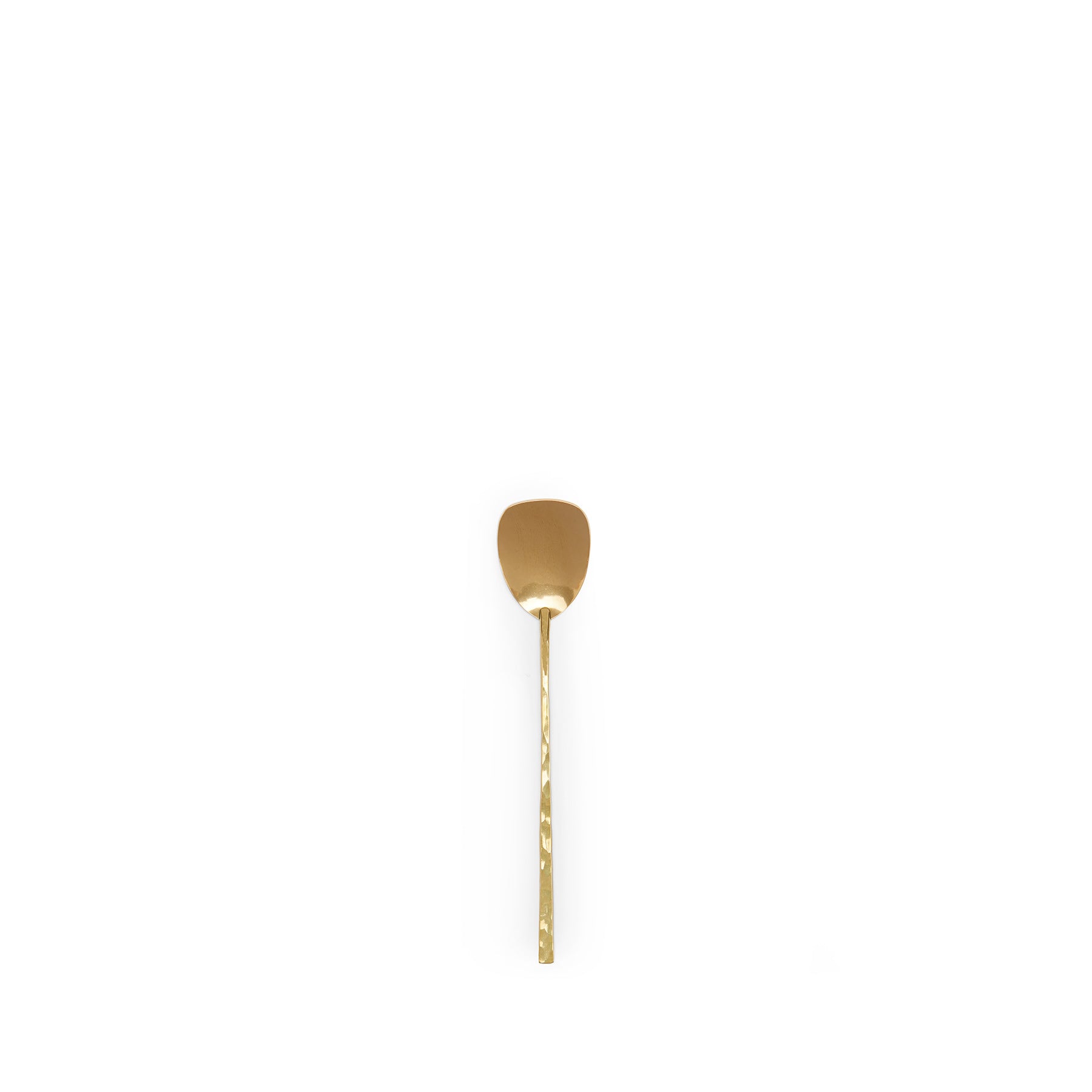 Premium Brass Ice Cream Spoon Set - Elegant & Durable Dessert Spoons for Ice Cream, Gelato, Sorbet - Perfect for Parties, Restaurants, and Home Use