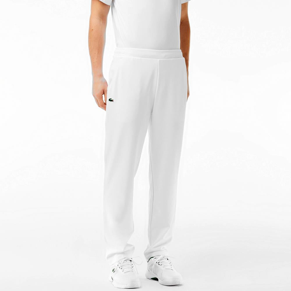 Lacoste Men's Sport Stretch Pants - Comfortable Athletic Trousers for Running, Gym & Casual Wear - White