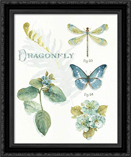 Canvas Art in a Black Ornate Wood Frame
