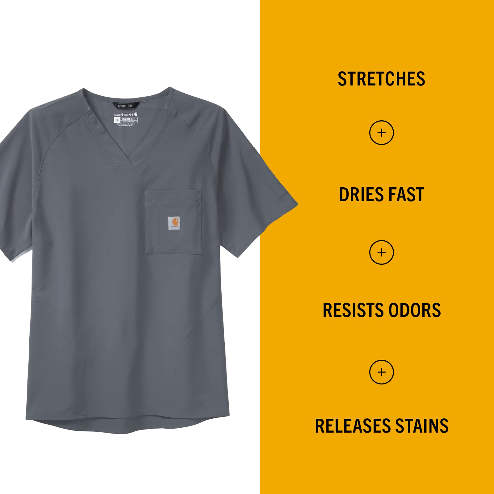 Carhartt Men's Micro Ripstop Work Shirt with Chest Pocket - Durable Lightweight Performance Shirt for Outdoor Work, Hiking & Casual Wear