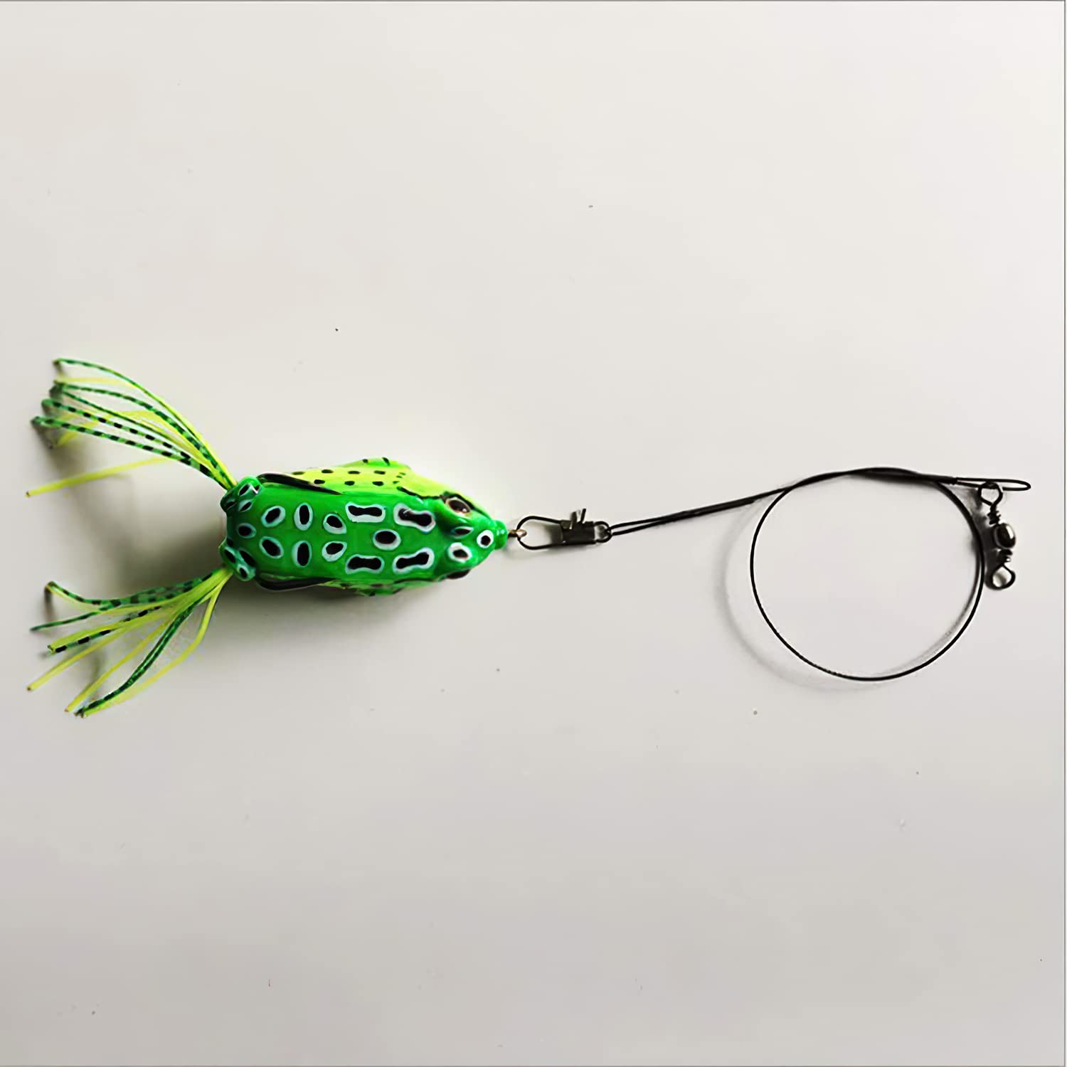 50pcs Nylon-Coated Stainless Steel Fishing Wire Leaders with Swivels & Snaps - Strong Trace Lure Leaders for Saltwater & Freshwater Fishing - Ideal for Bass, Trout, and Walleye Angling